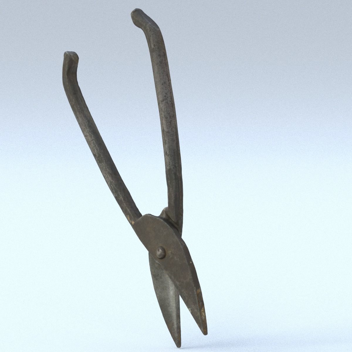 Wire Cutters High Poly 3D model_8