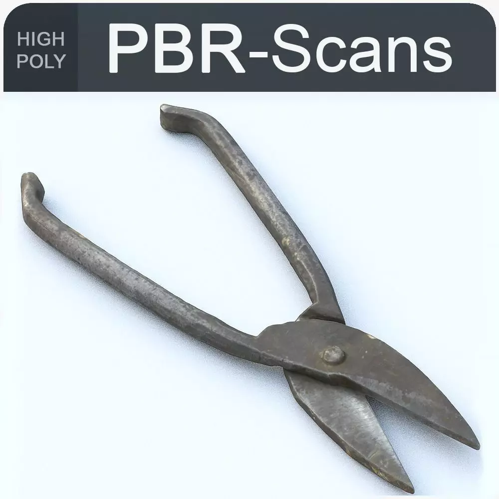 Wire Cutters High Poly 3D model_0