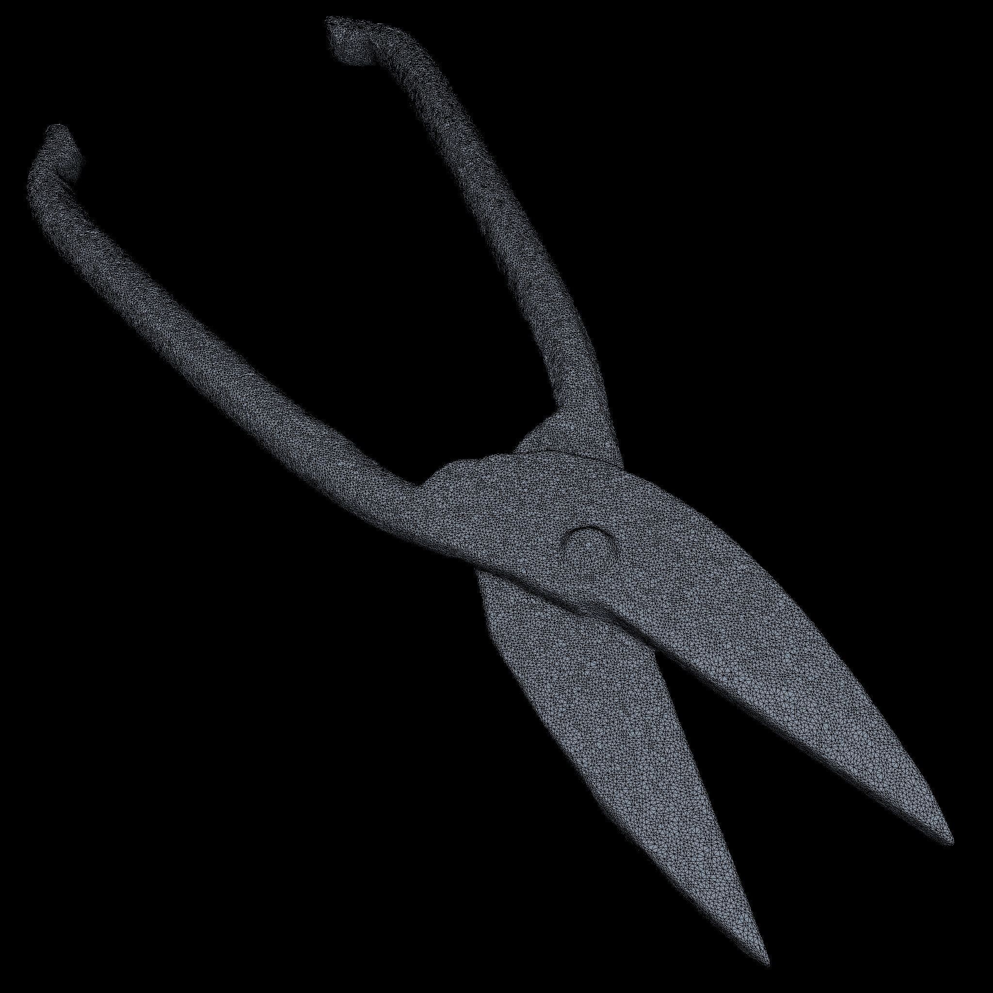 Wire Cutters High Poly 3D model_3