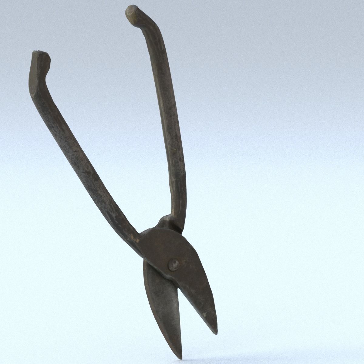 Wire Cutters High Poly 3D model_7