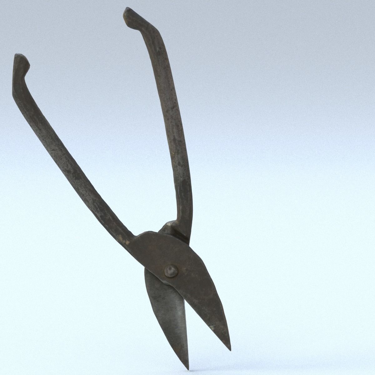 Wire Cutters High Poly 3D model_9