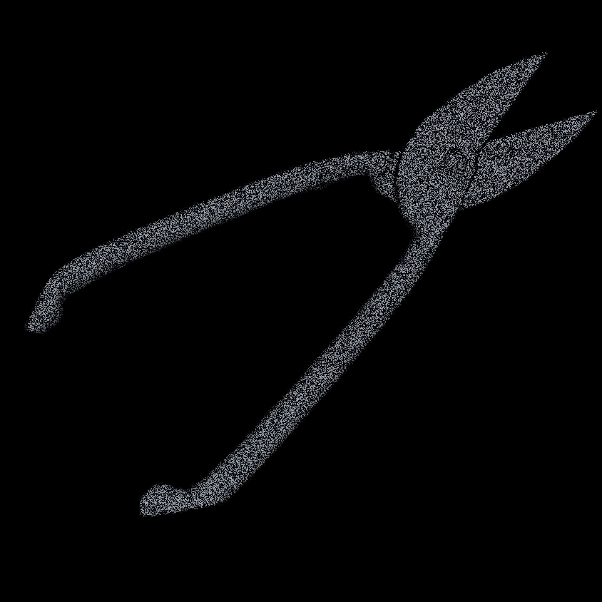 Wire Cutters High Poly 3D model_4