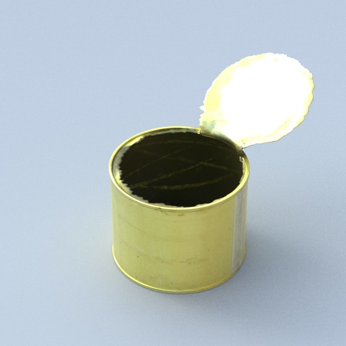 Canned Middle Poly 3D model_13