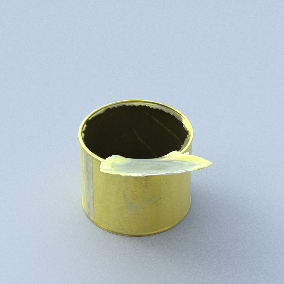 Canned Middle Poly 3D model_8