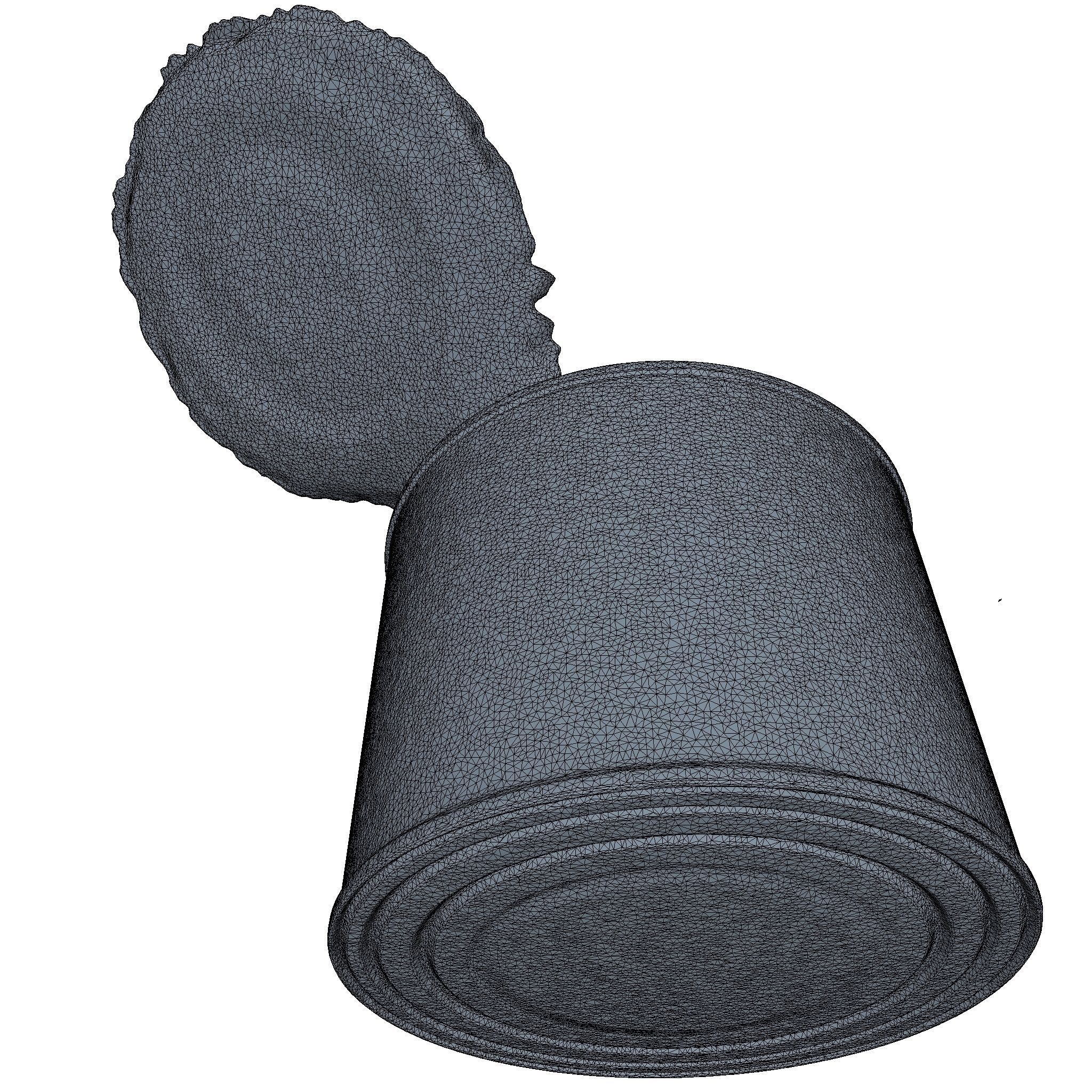 Canned Middle Poly 3D model_6