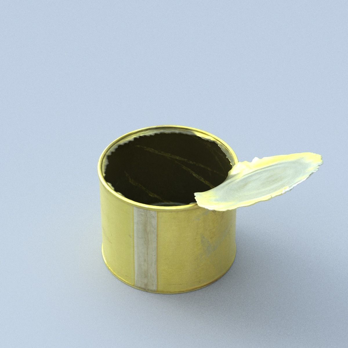 Canned Middle Poly 3D model_12