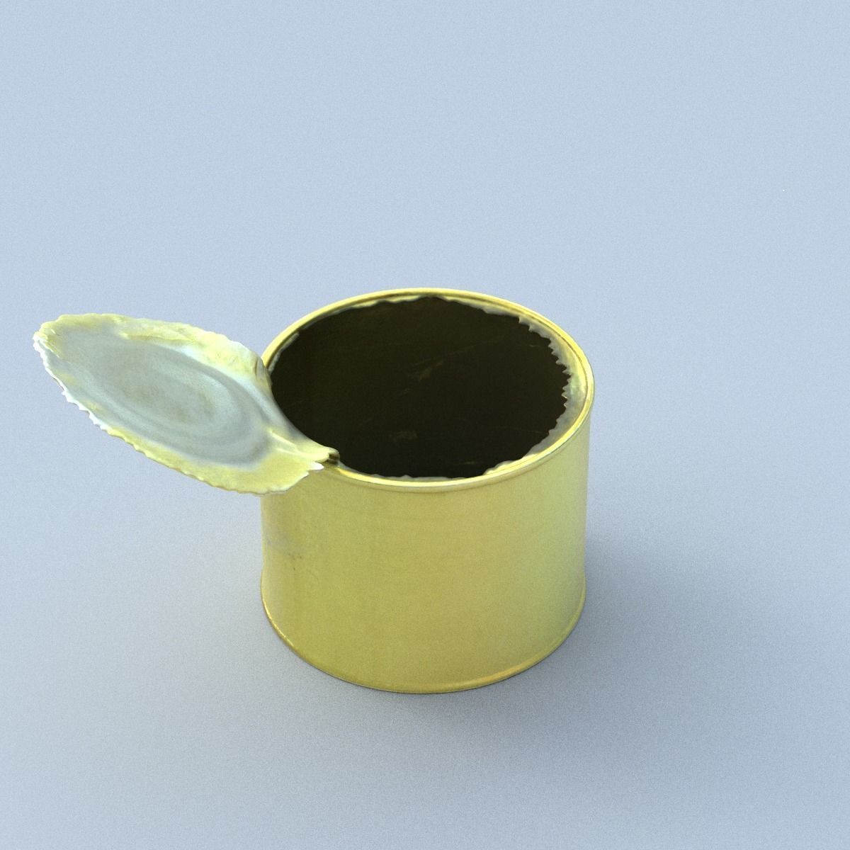 Canned Middle Poly 3D model_15