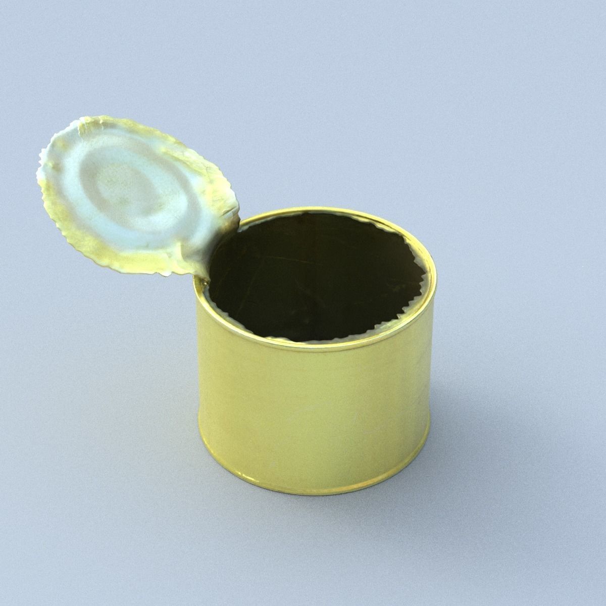 Canned Middle Poly 3D model_16