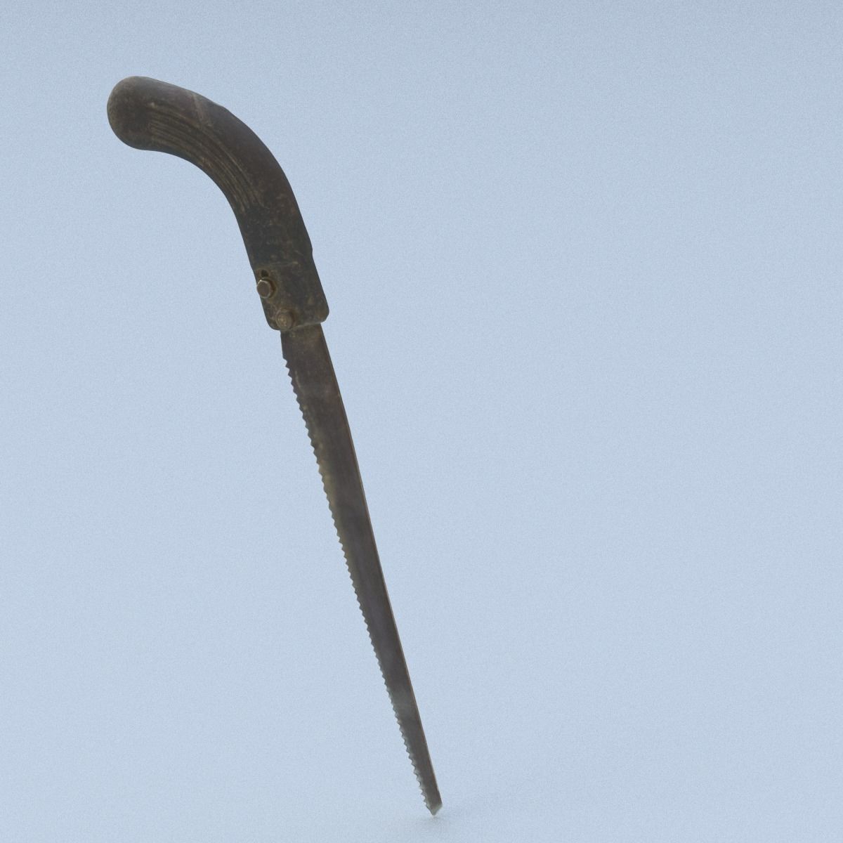 Old Handsaw Low Poly Low-poly 3D model_12