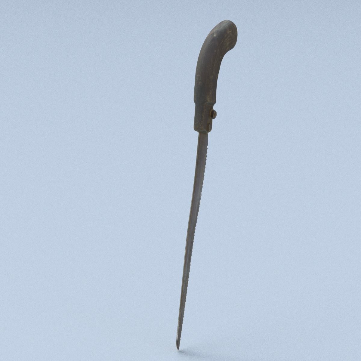 Old Handsaw Low Poly Low-poly 3D model_9