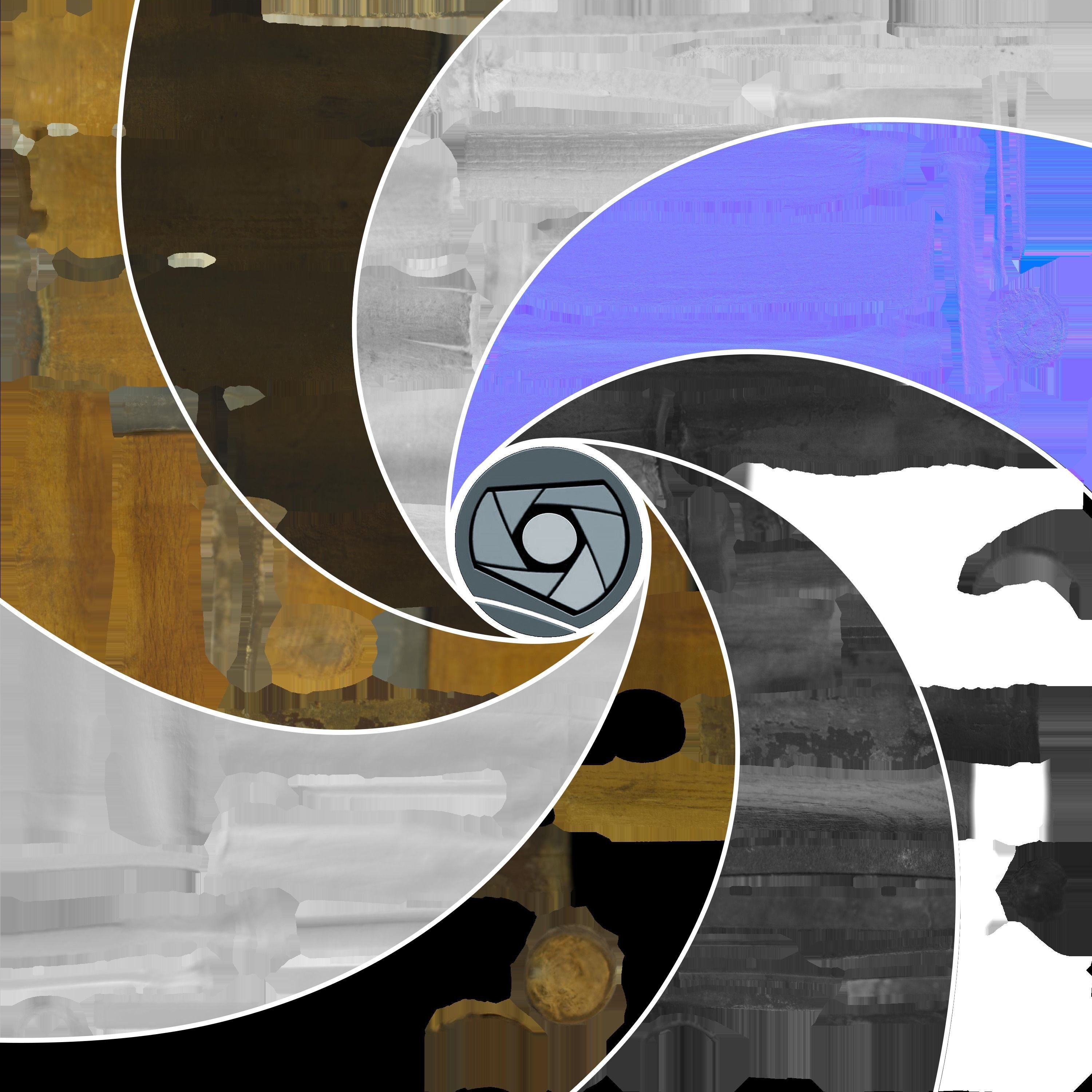 Chisels Middle Poly 3D model_3