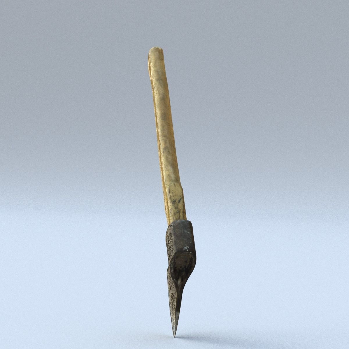 Hatchet Low Poly axe Low-poly 3D model_13