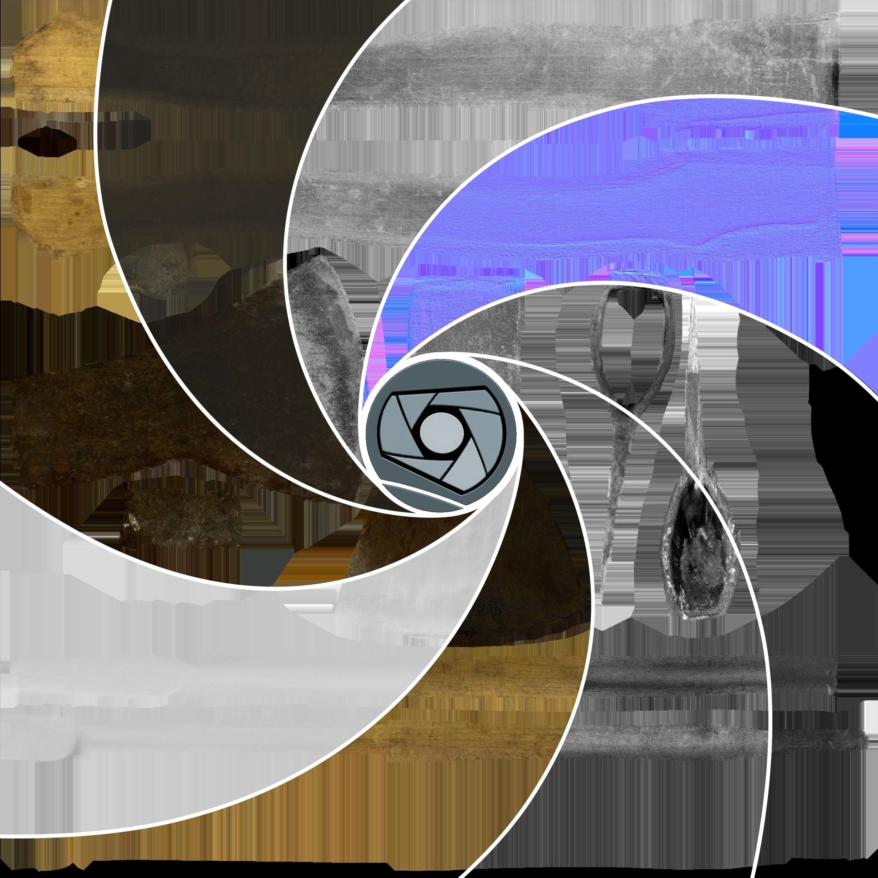 Hatchet Low Poly axe Low-poly 3D model_5