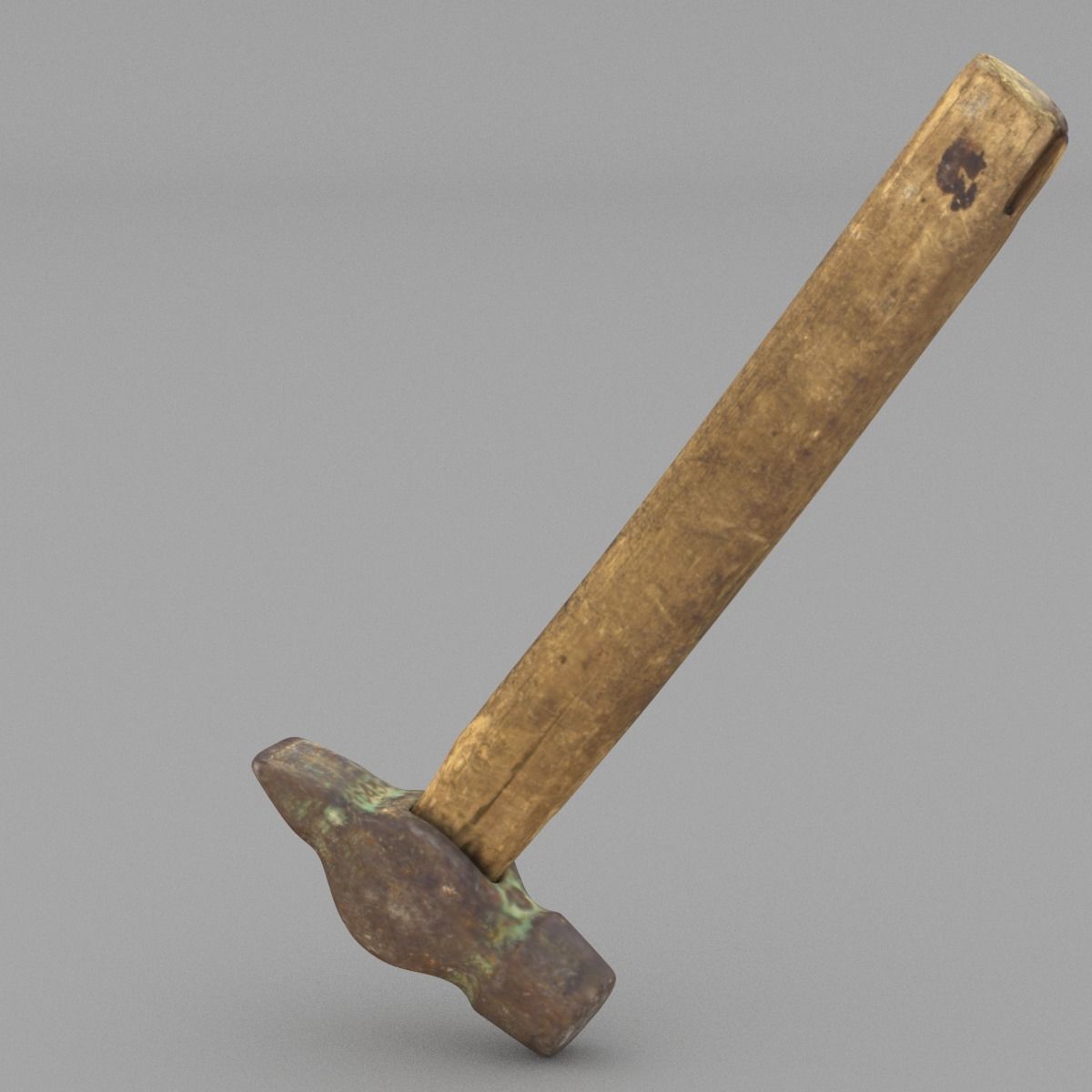 Hammer Middle Poly 3D model_9