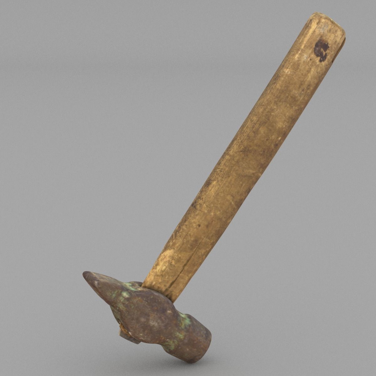 Hammer Middle Poly 3D model_8