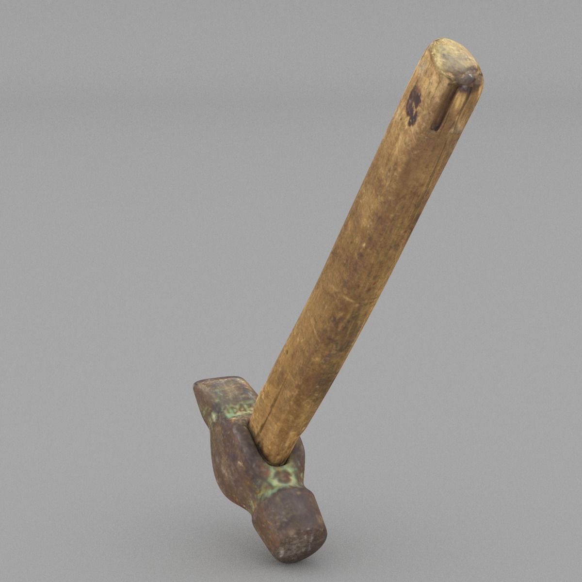 Hammer Middle Poly 3D model_5