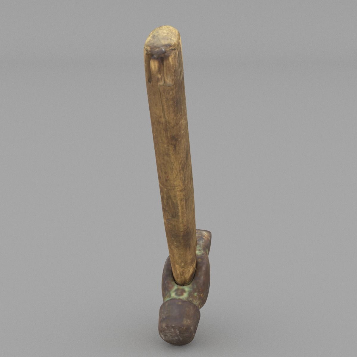 Hammer Middle Poly 3D model_4
