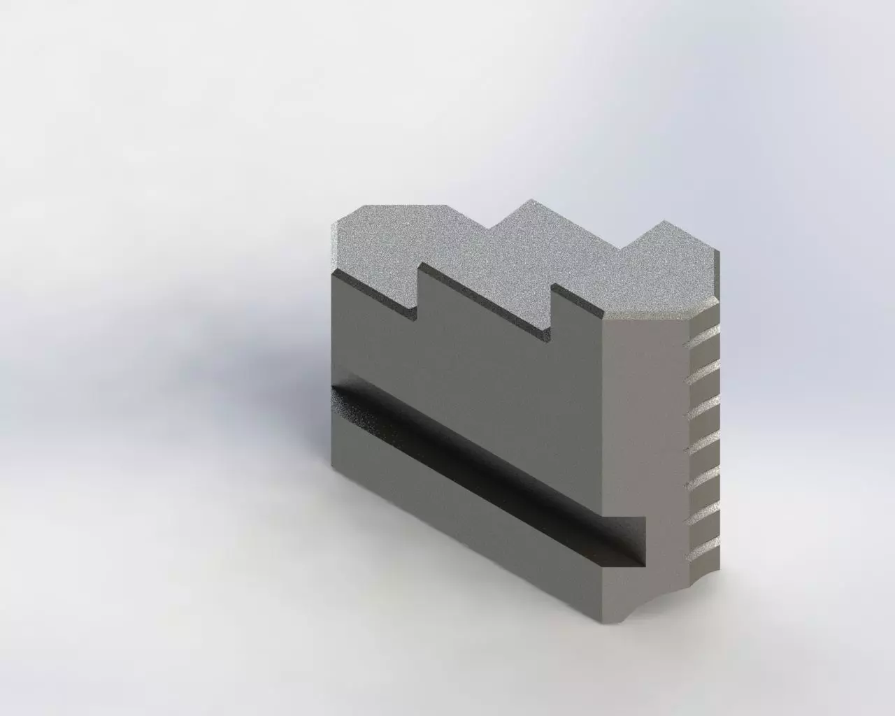 Jaw metal block 3D model_0
