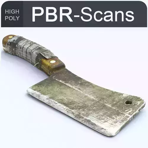 Cleaver High Poly knife