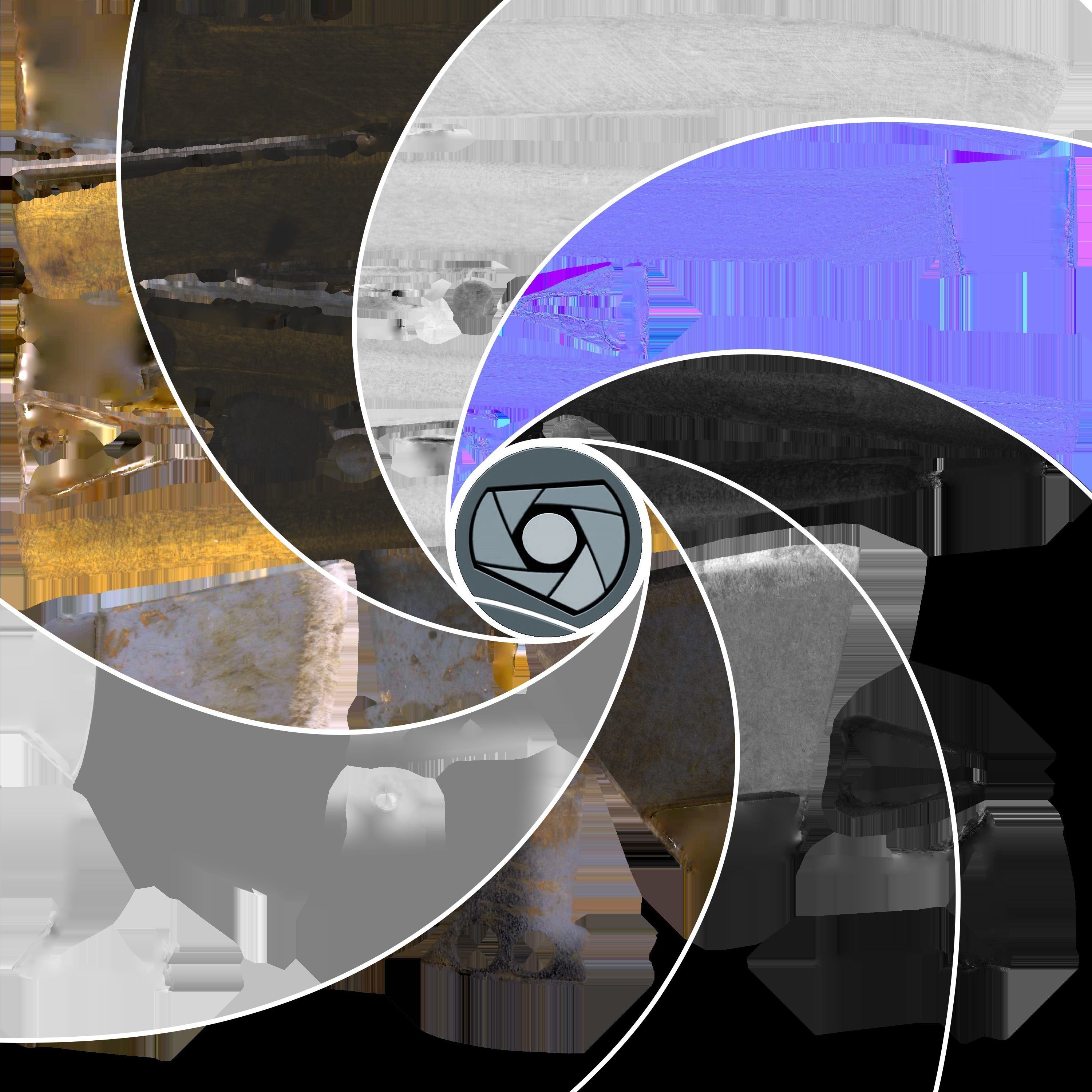 Hatchet Low Poly axe with wooden handle Low-poly 3D model_6