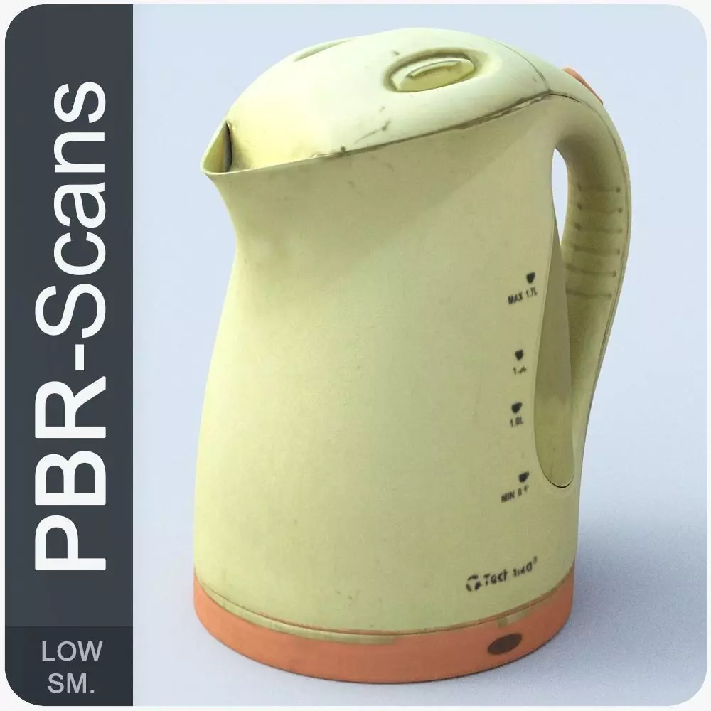 Kettle Low SM Low-poly 3D model