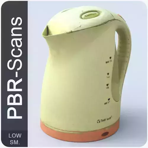 Kettle Low SM Low-poly 3D model