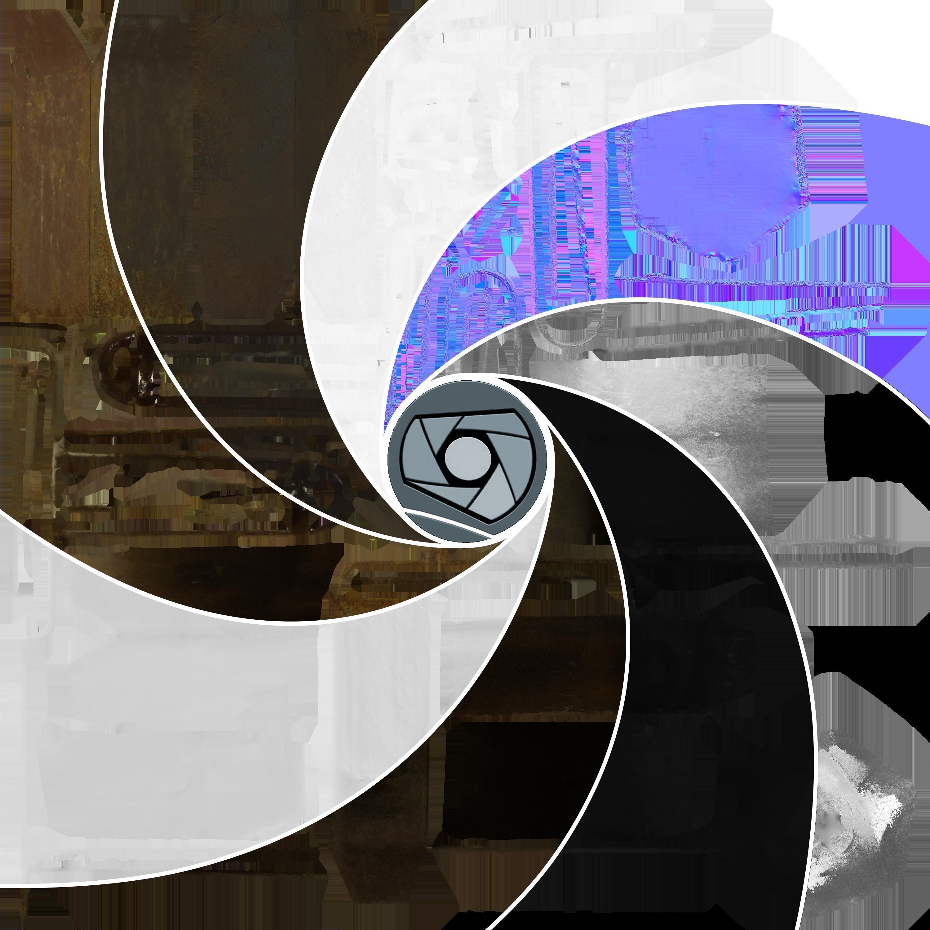 Rubbish Bin Middle Poly 3D model_4