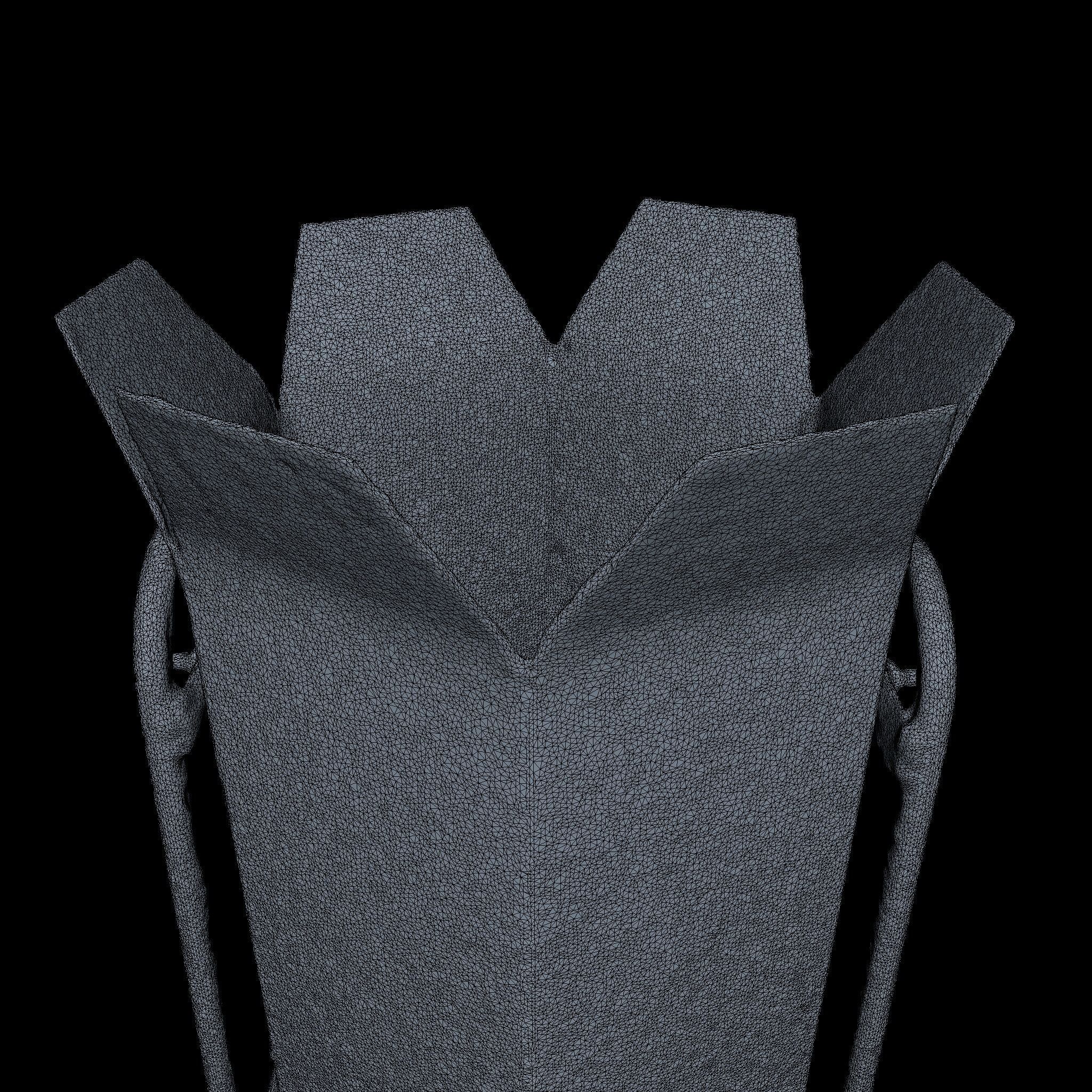 Rubbish Bin High Poly 3D model_1