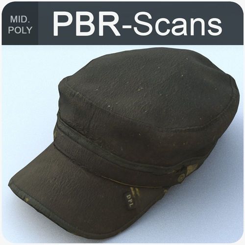 Old Cap Middle Poly 3D model