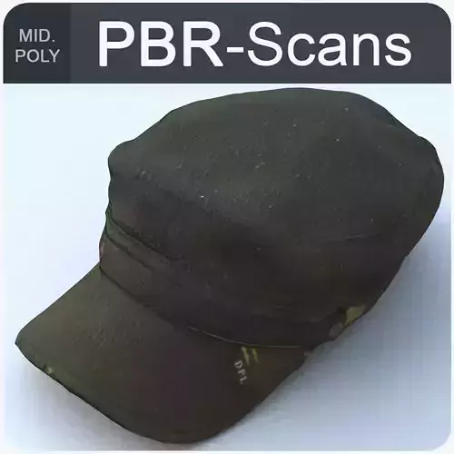 Old Cap Middle Poly 3D model