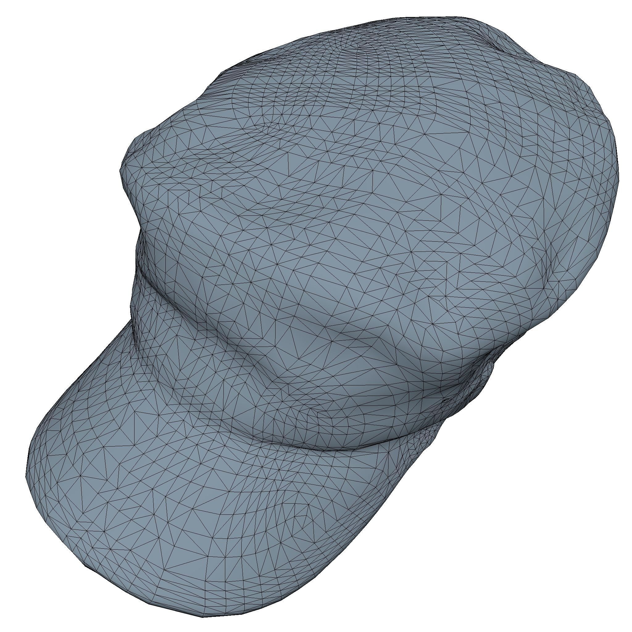 Old Cap Low Poly Low-poly 3D model_3