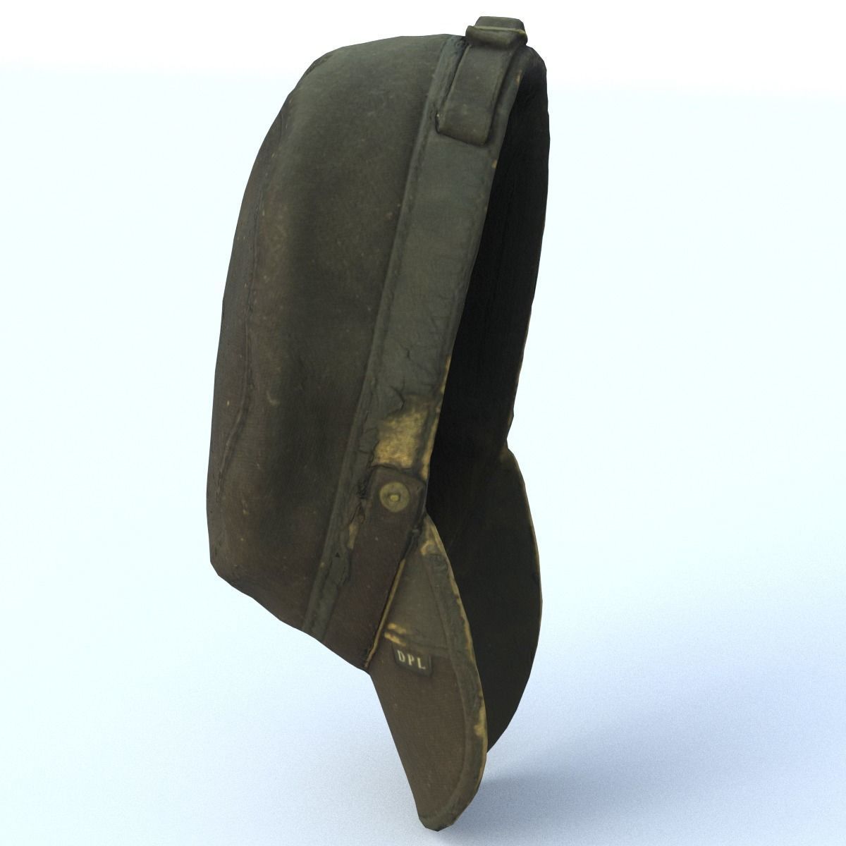 Old Cap Low Poly Low-poly 3D model_13