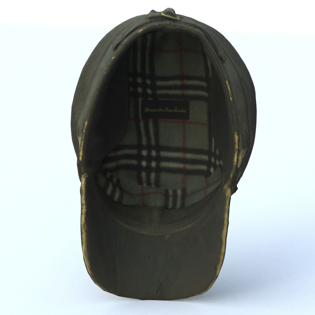 Old Cap Low Poly Low-poly 3D model_10