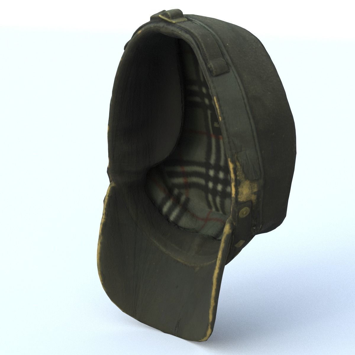 Old Cap Low Poly Low-poly 3D model_8