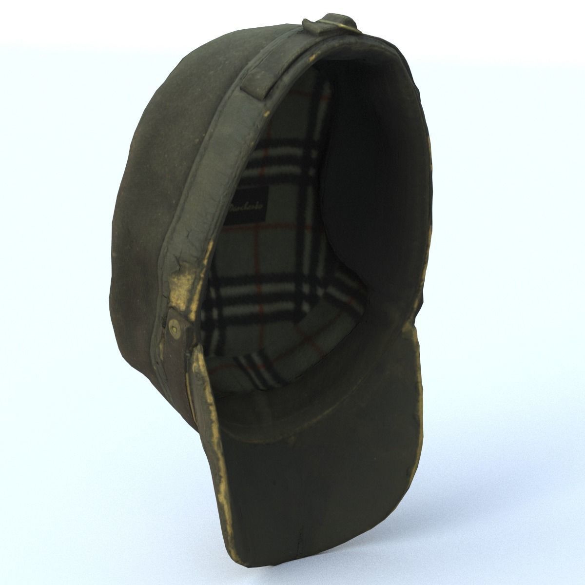 Old Cap Low Poly Low-poly 3D model_11