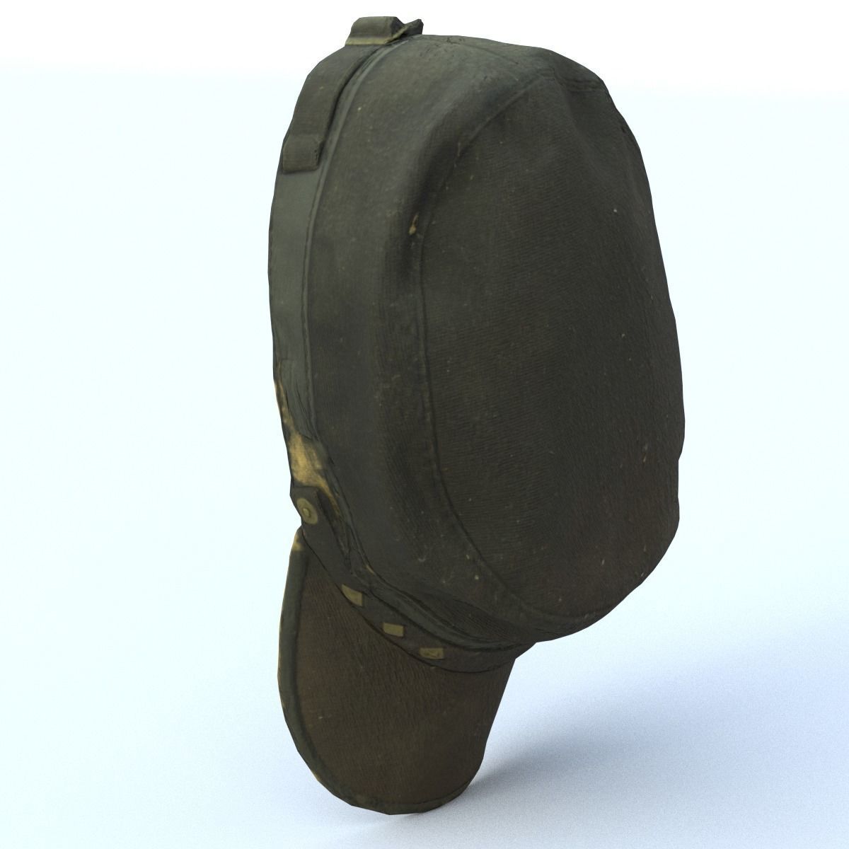 Old Cap Low Poly Low-poly 3D model_7