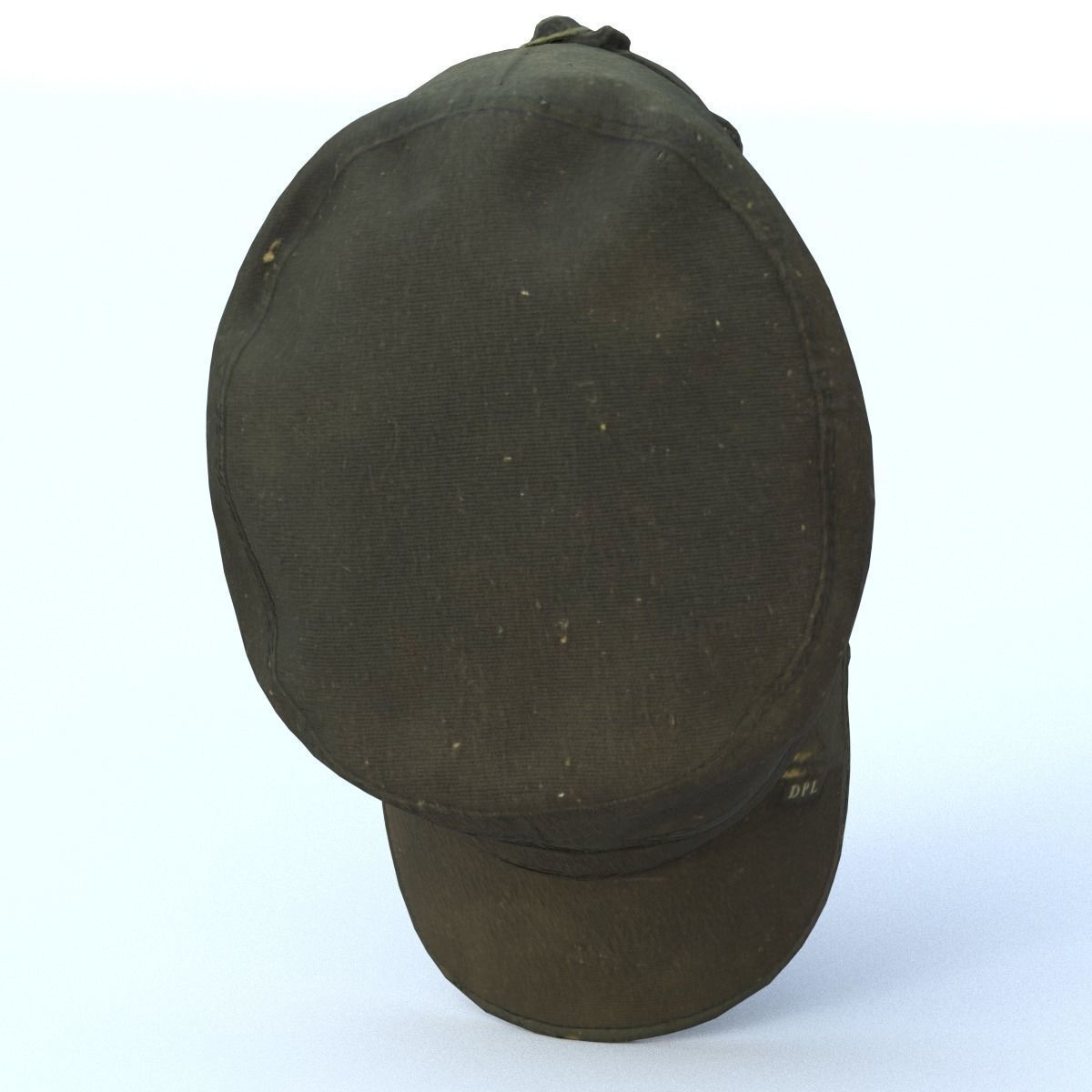 Old Cap Low Poly Low-poly 3D model_14