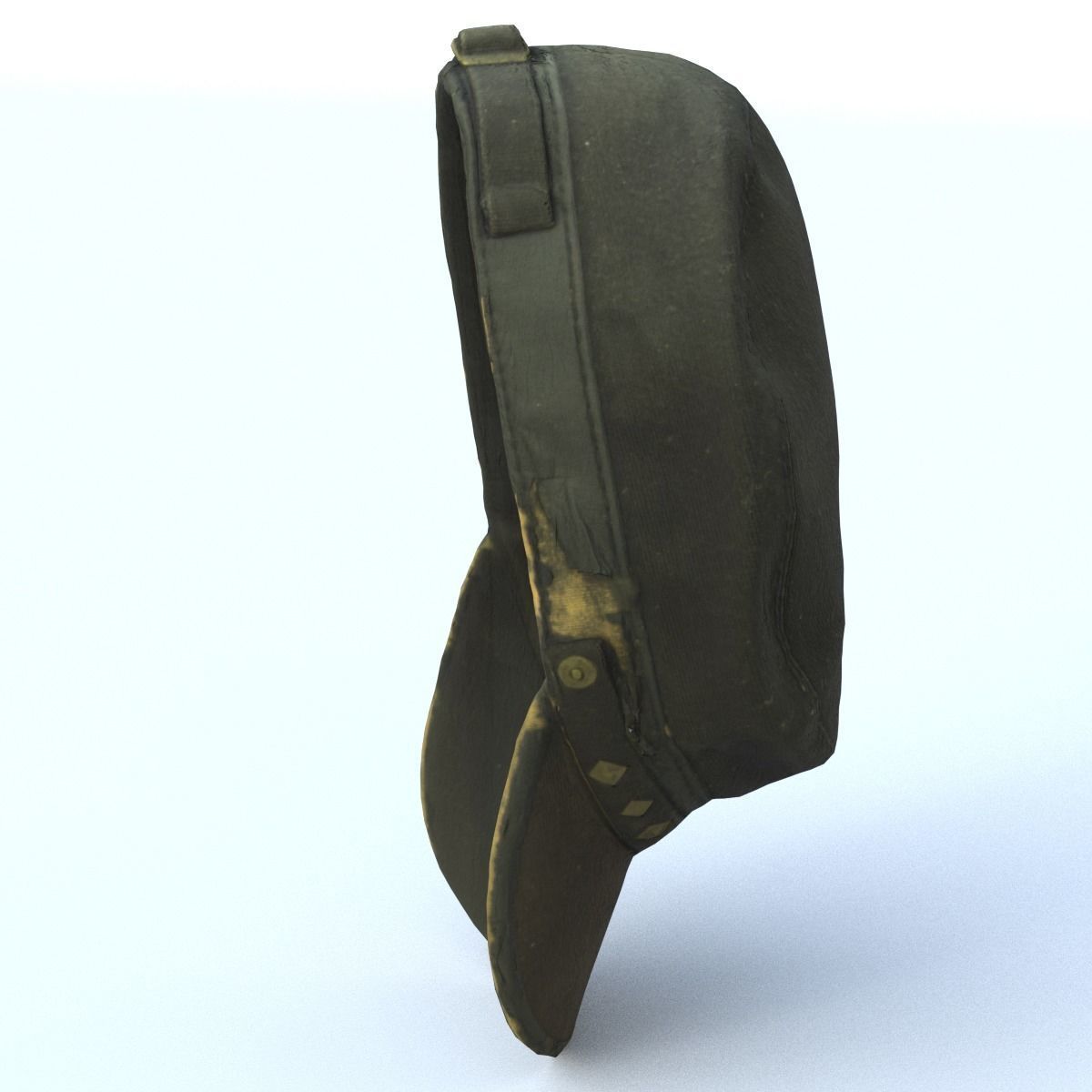 Old Cap Low Poly Low-poly 3D model_6