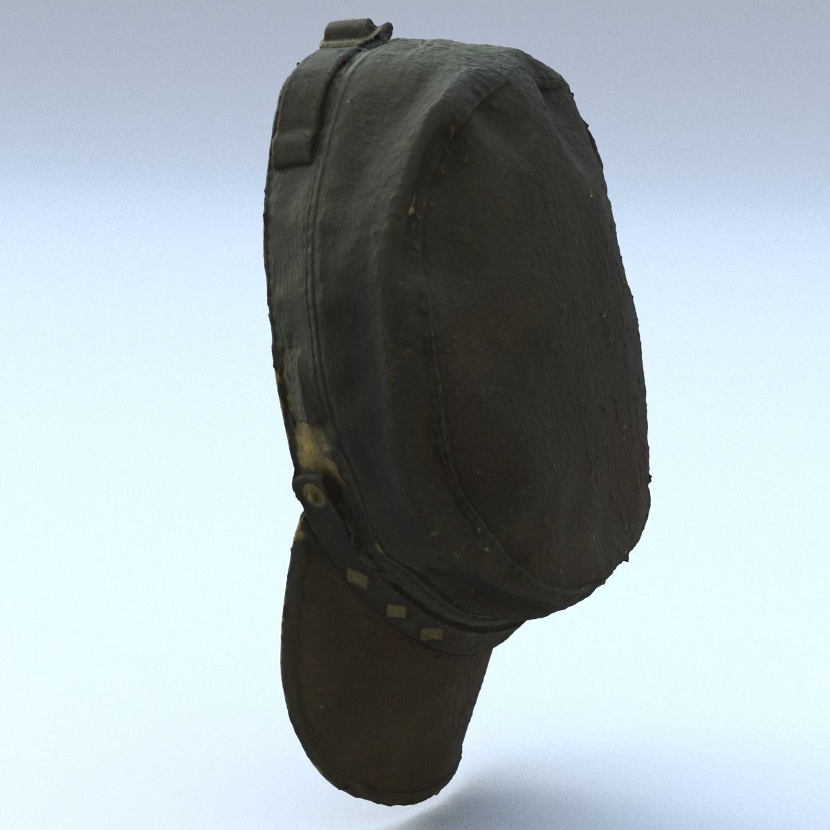 Old Cap High Poly 3D model_12