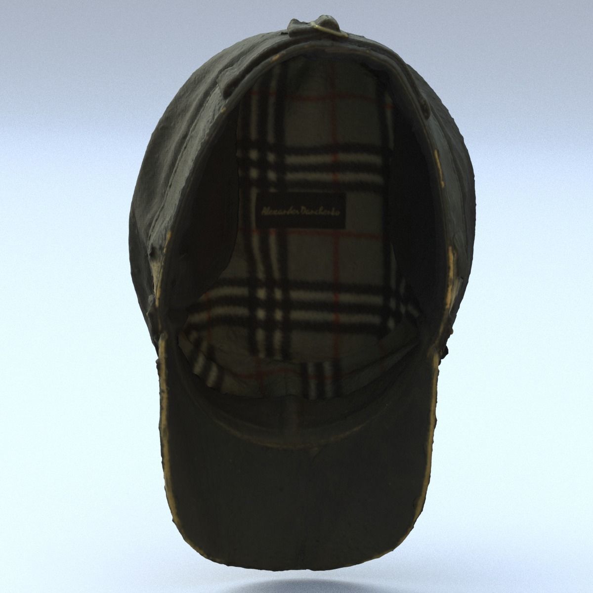 Old Cap High Poly 3D model_10