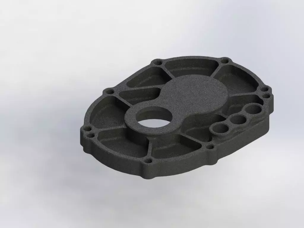 End plate 3D model_0