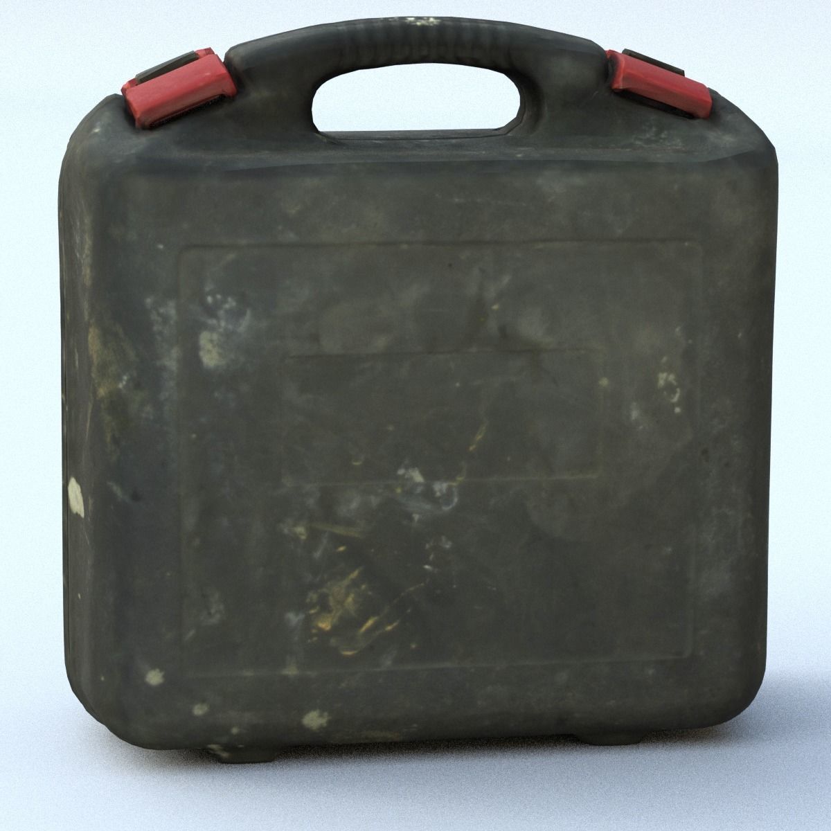 Suitcase Low Poly vintage - vintage Low-poly 3D model_11