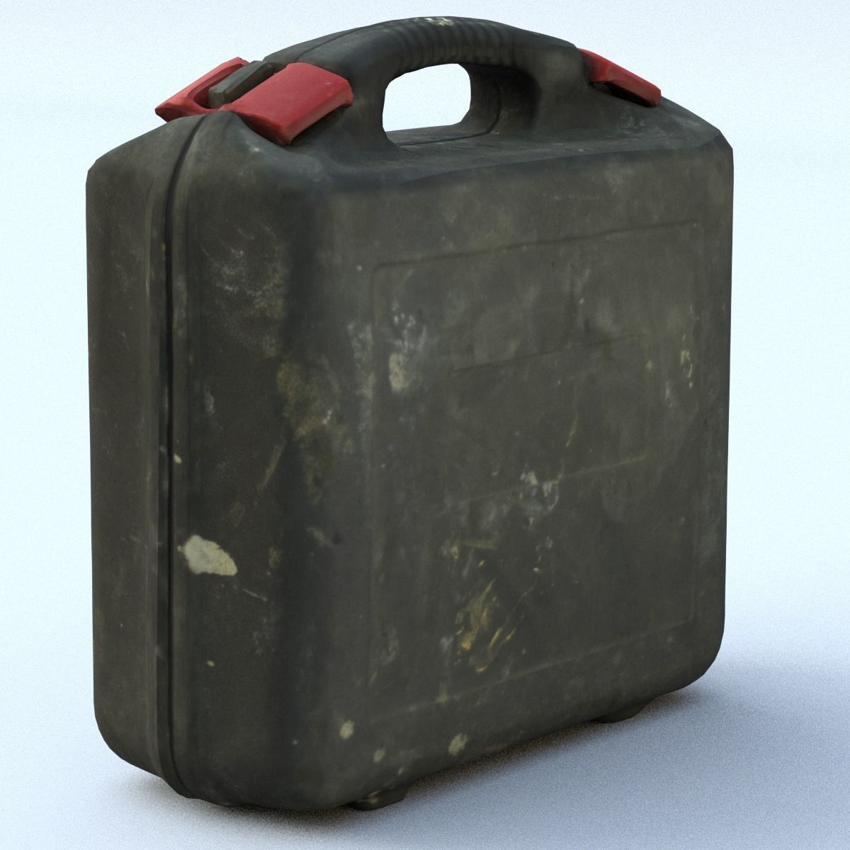 Suitcase Low Poly vintage - vintage Low-poly 3D model_12