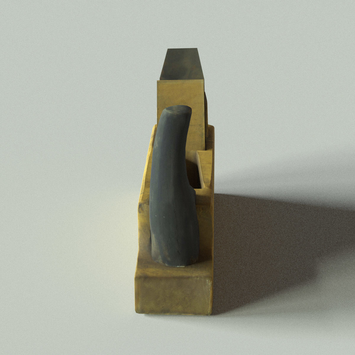 Jack Plane Low Poly Low-poly 3D model_4