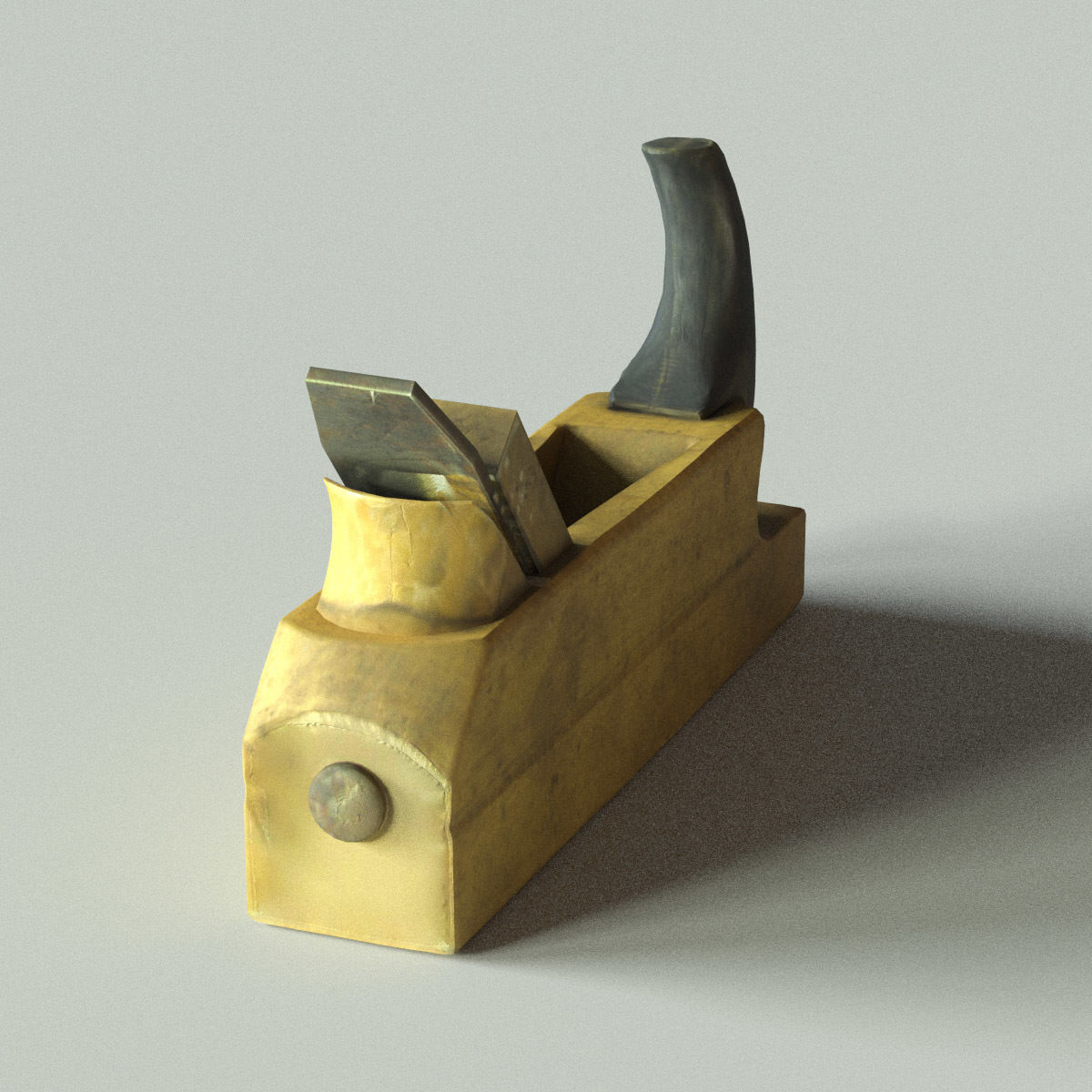 Jack Plane Low Poly Low-poly 3D model_11