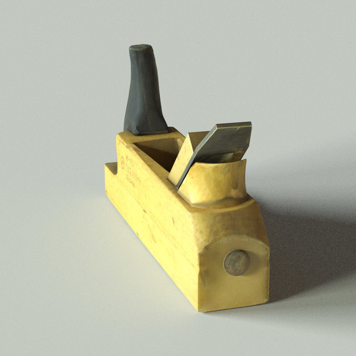 Jack Plane Low Poly Low-poly 3D model_12
