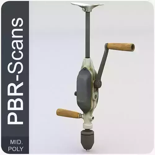 Hand Drill Middle Poly