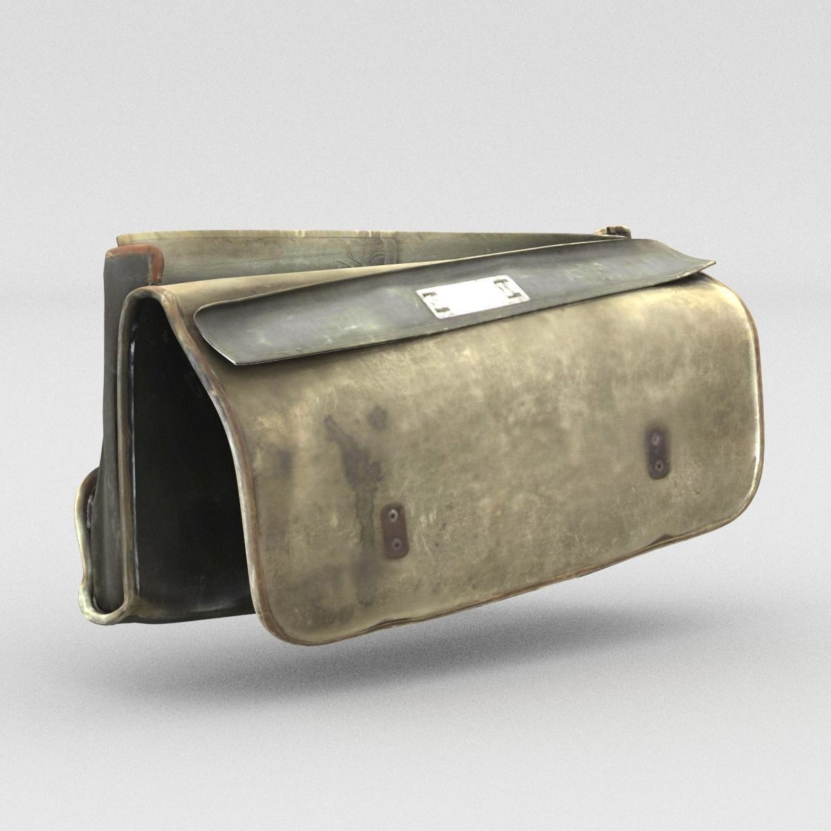 Open Satchel Middle SM 3D model_10