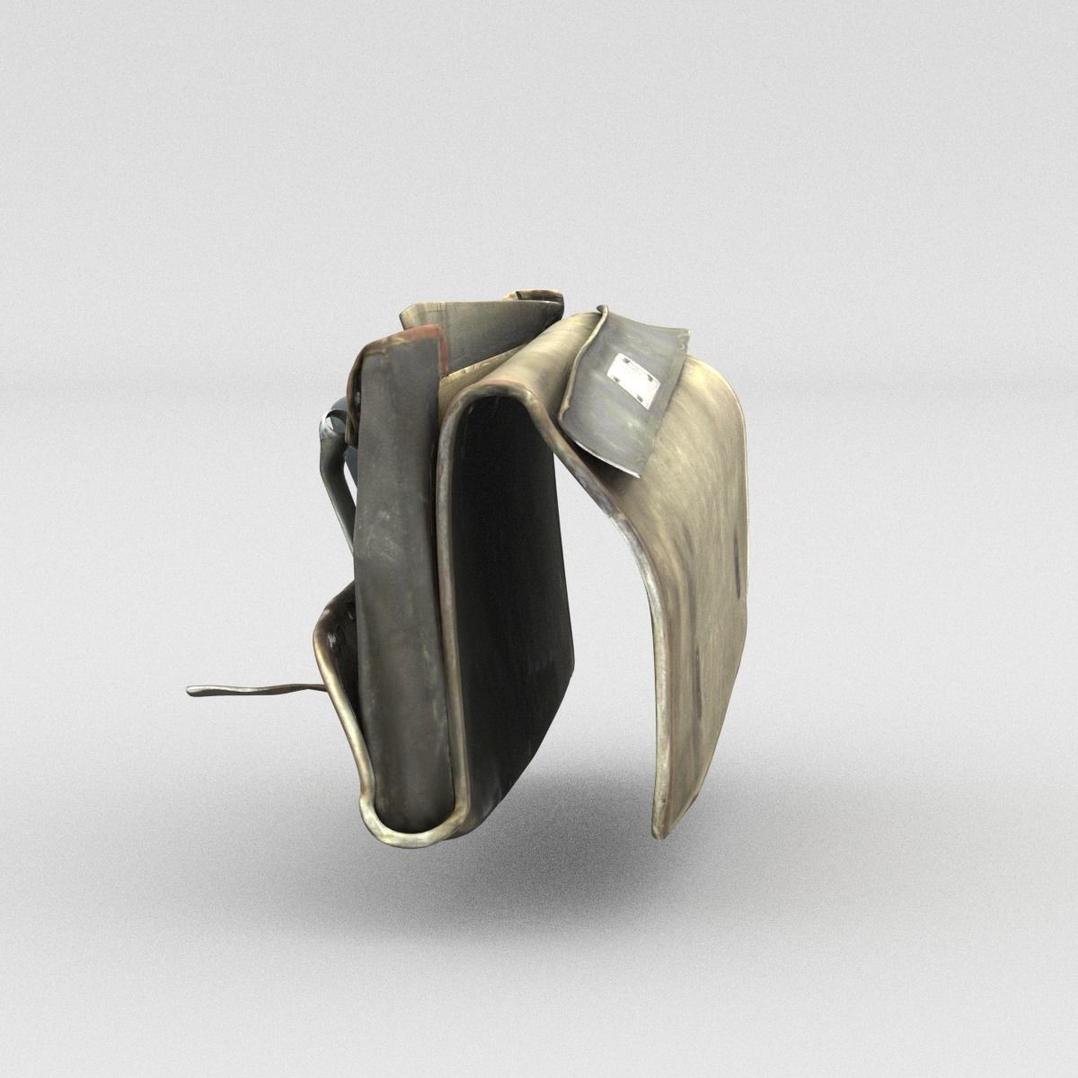 Open Satchel Middle SM 3D model_7