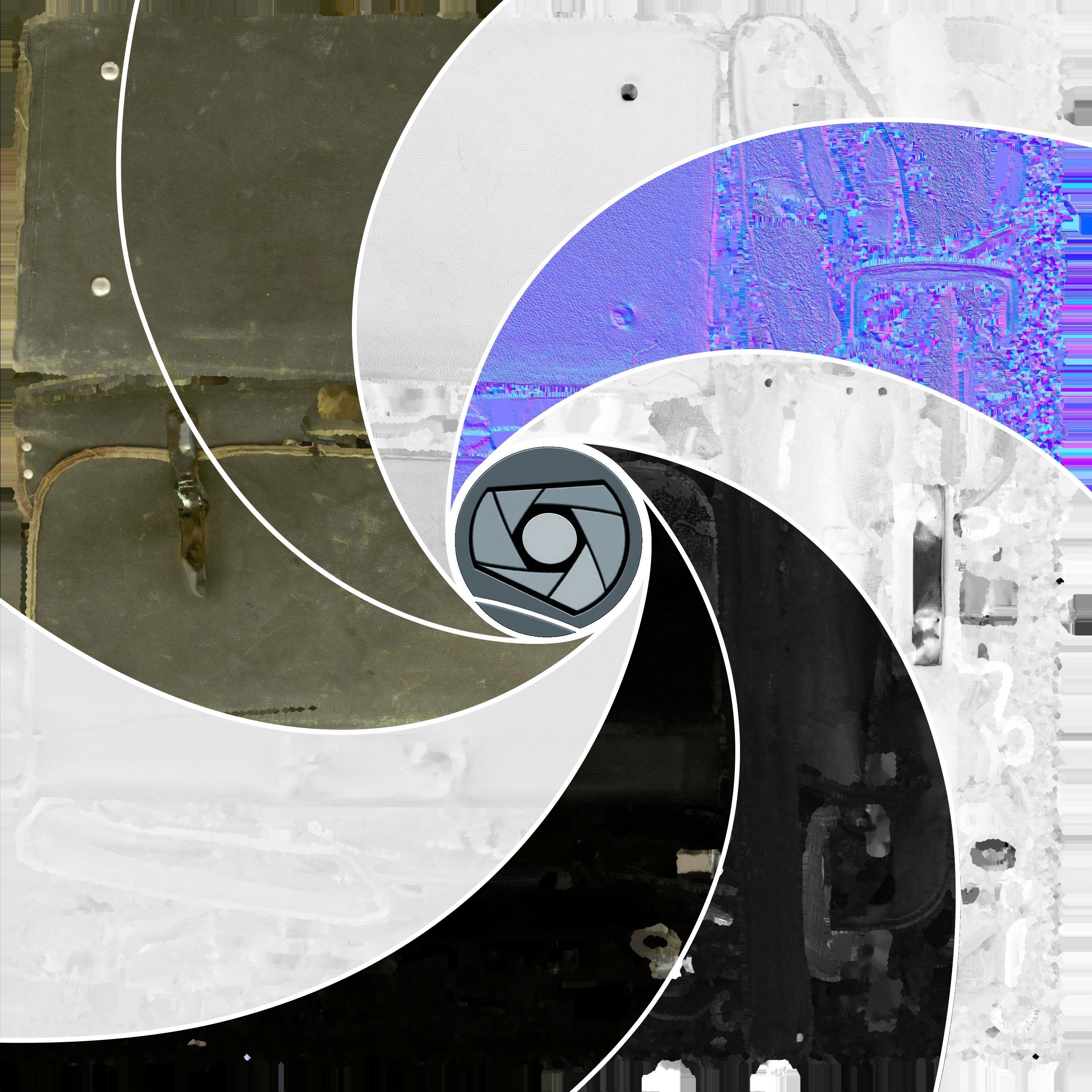 Satchel High Poly metal wallet 3D model_4